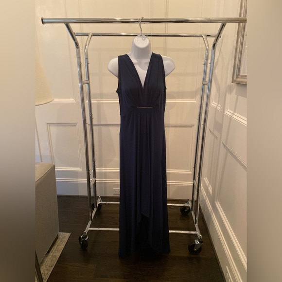 Michael Kors Navy High Low Dress - Picture 2 of 4